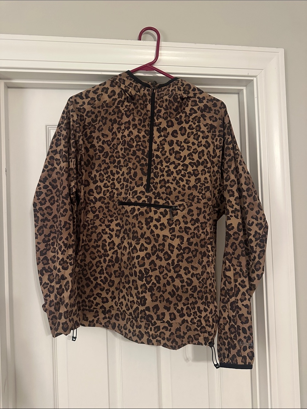 lululemon athletica Brown and Black Leopard Print Performance Jacket